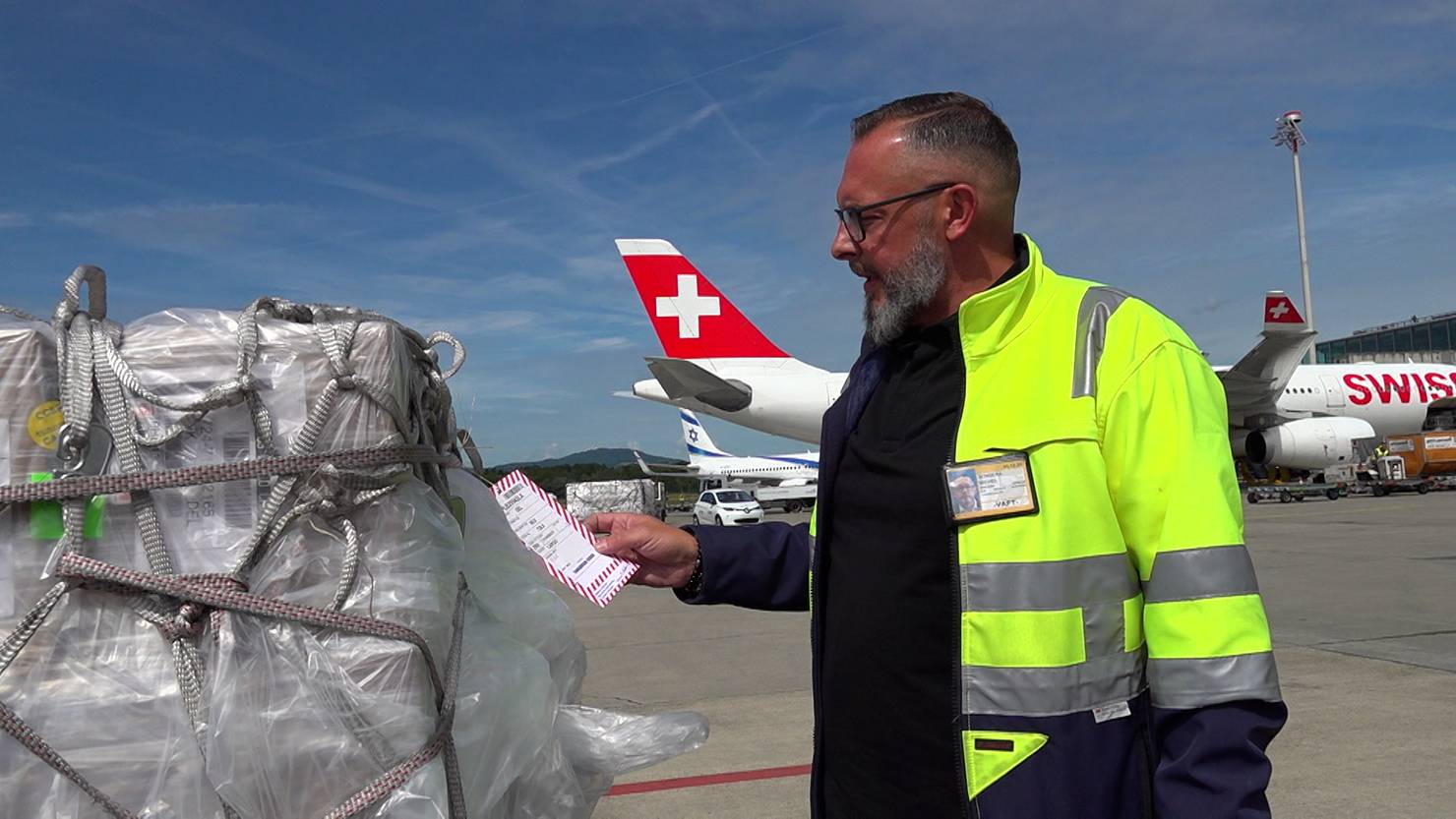 Wo Löwen aus der Kiste knurren Luftfracht des Flughafens Zürich