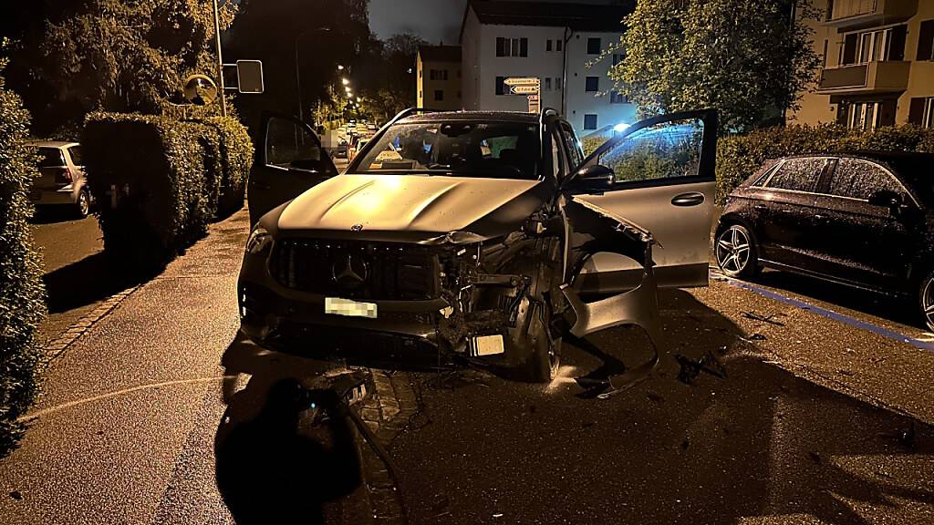 Autofahrer Verunfallt In St Gallen Auf Der Flucht Vor Der Polizei