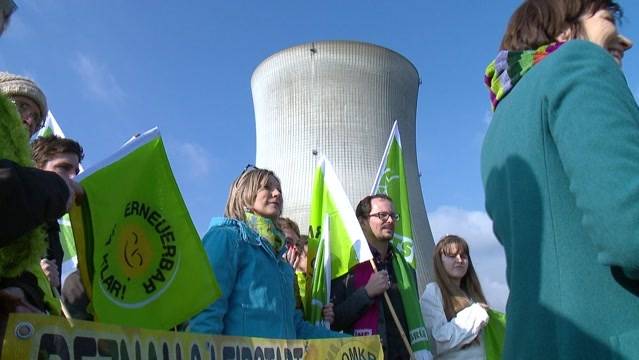 Grüne demonstrieren gegen AKW Leibstadt TeleBaern