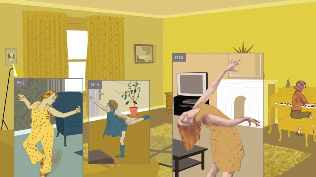 Richard McGuires Tanz durch die Zeiten im Comic «Hier».