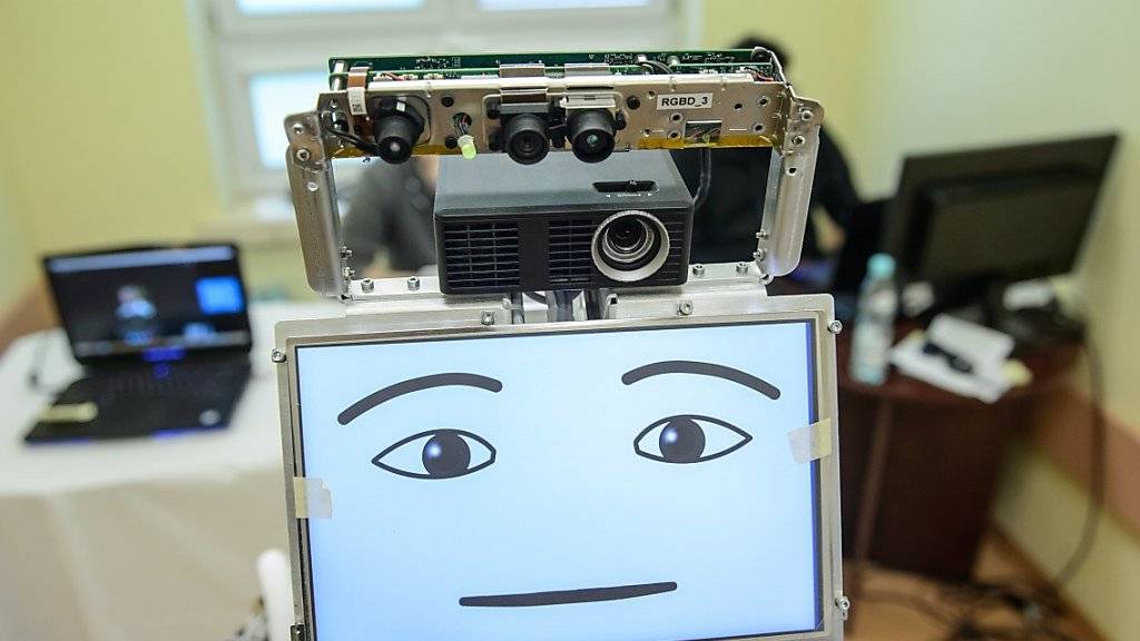 Ein Spitalroboter, wie er für Alzheimer-Patienten in Polen eingesetzt wird. (Symbolbild)