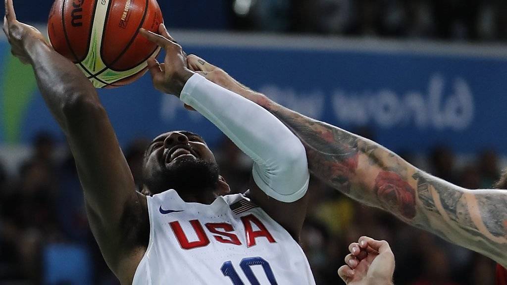 Ein echter K(r)ampf: Kyrie Irving führte die US-Basketballer mit 15 Punkten zum knappen Sieg gegen Serbien