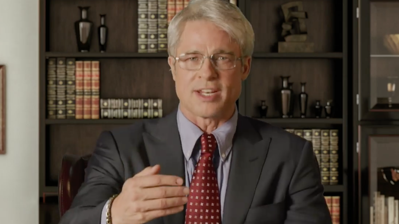 Brad Pitt als Dr. Anthony Fauci. (Screenshot)