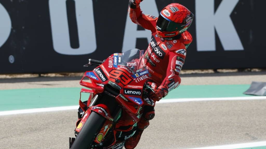 Marc Marquez  war im Sprint nicht zu bezwingen