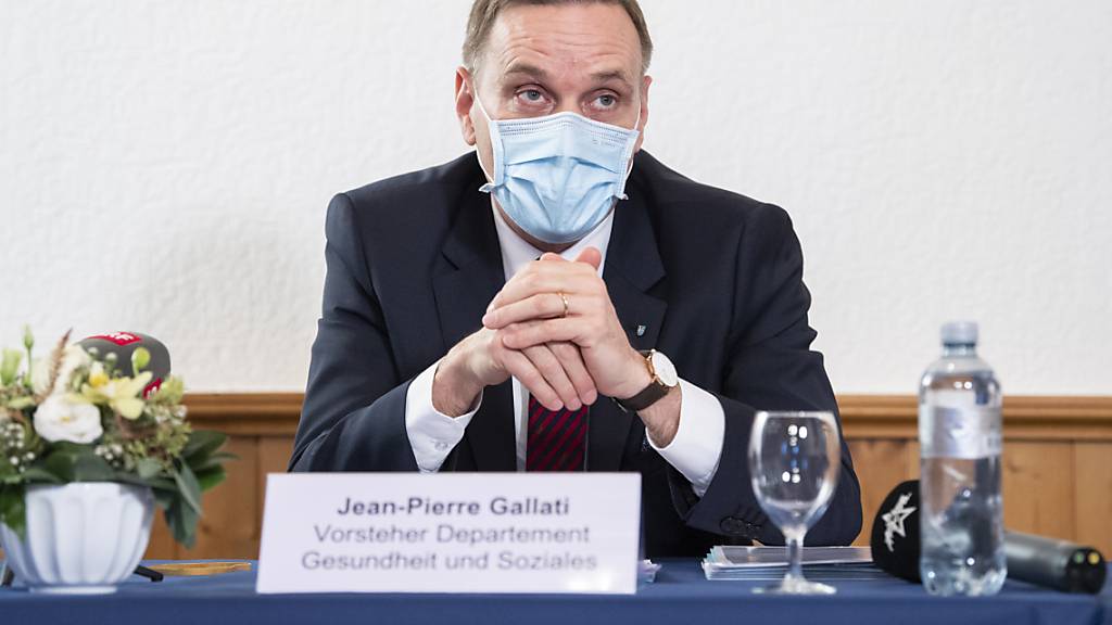 Der Aargauer Regierungsrat Jean-Pierre Gallati ist mit Vorschlägen des Bundes zum Covid-19-Zertifikat nicht einverstanden. (Archivbild)