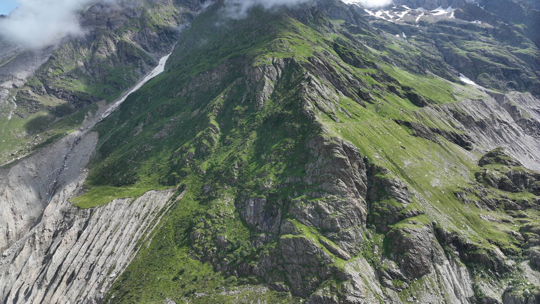 Gebiet der Schreckhornhütte in Grindelwald.