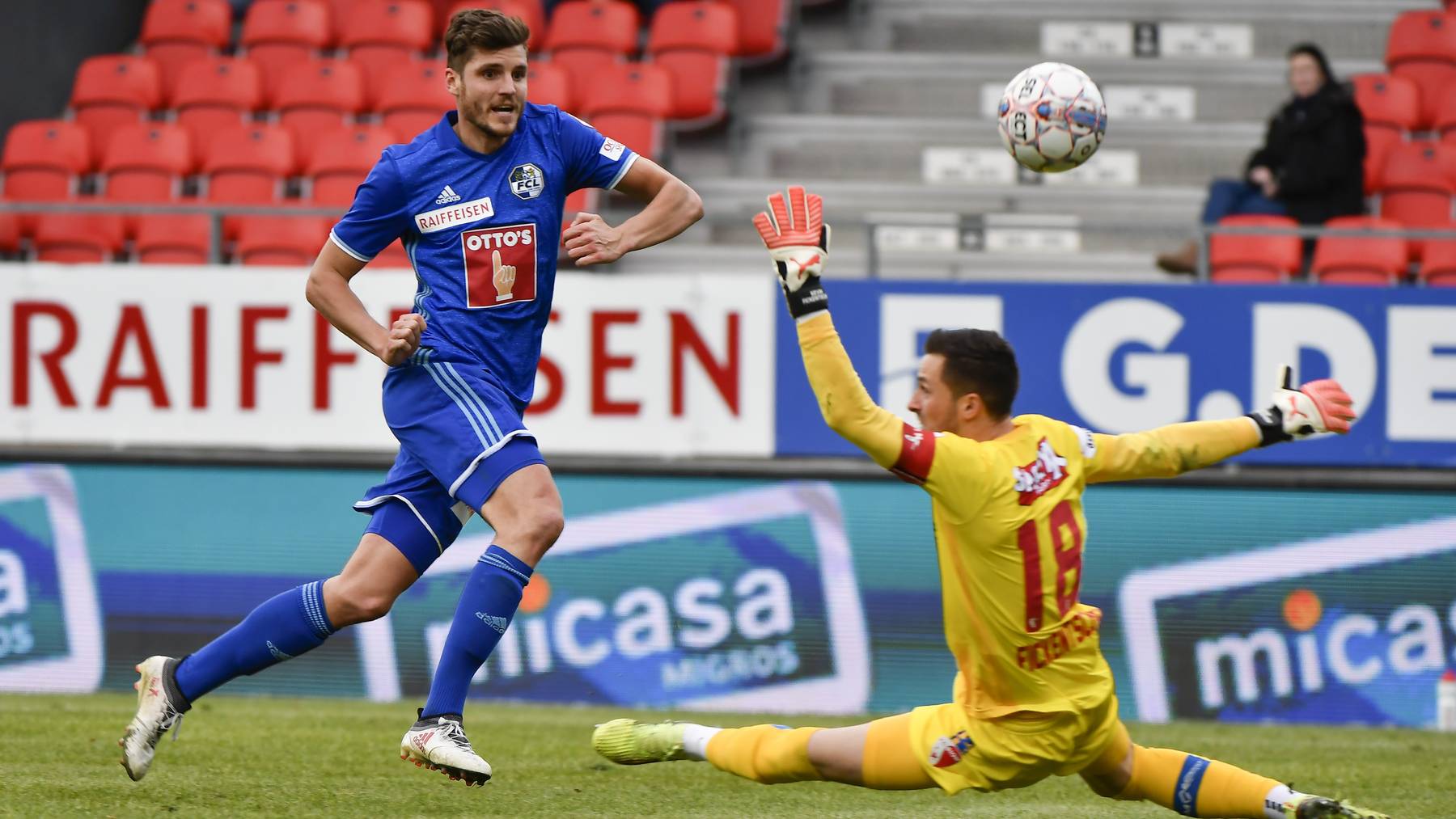 FC Luzern holt ein 1:1 im Wallis