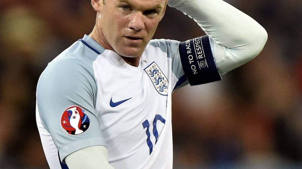 Ende einer Ära: Captain Wayne Rooney wurde nicht für die bevorstehenden Länderspiele Englands aufgeboten