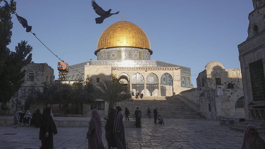 Israel bleibt ein gefährliches Reiseziel. Davor warnt erneut das Aussendepartement EDA in Bern. (Archivbild von der Al-Aksa-Moschee in Jerusalem)