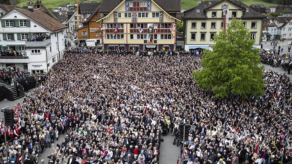 Die Landsgemeinde in Appenzell findet jeweils Ende April statt. (Archivbild)