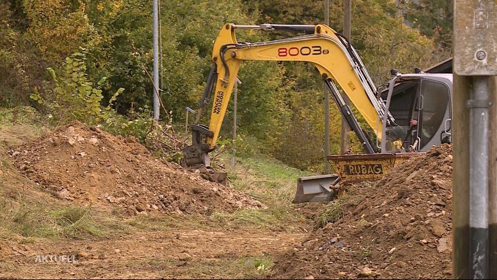 Wallbach bei Schinznach-Dorf: Bauunternehmer legt ohne Baubewilligung los