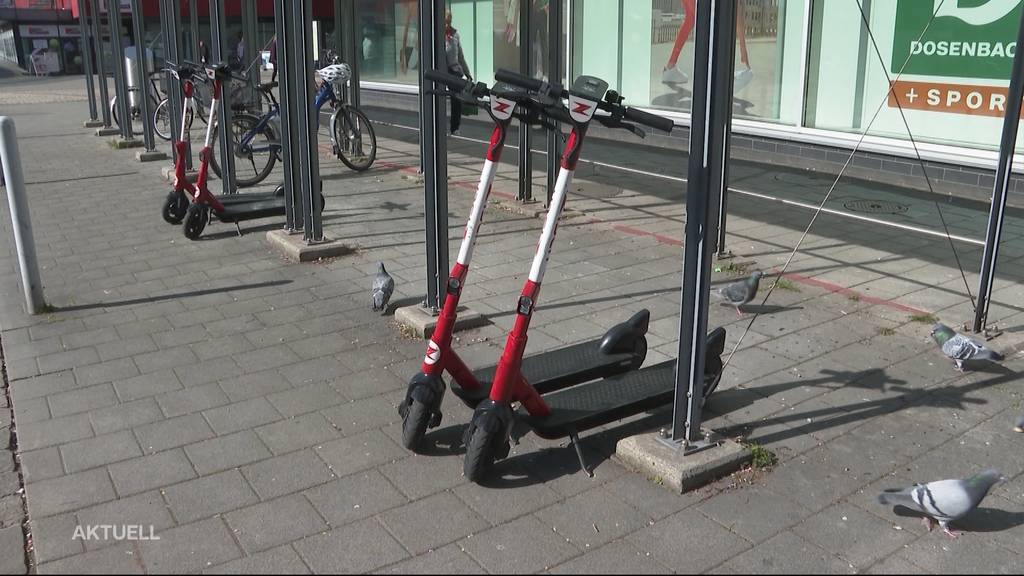 Die Stadt Grenchen hat jetzt auch Elektro-Trottinette