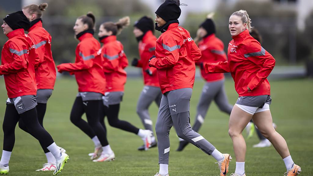 Das Schweizer Fussball-Team der Frauen wecken das Interesse des Schweizer Fernseh-Publikums