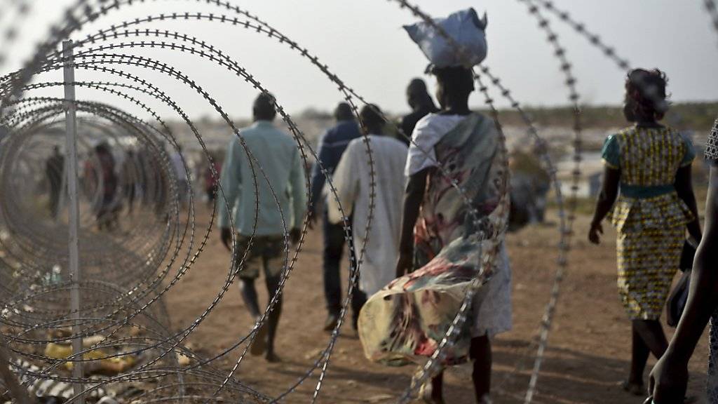 Vertriebene im Südsudan: In den letzten zwei Jahren starben dort bei Unruhen laut einem UNO-Vertreter 50'000 Menschen.