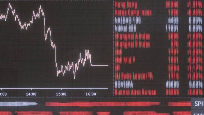 Russischer Einmarsch sorgt für Einbruch bei Schweizer Aktien