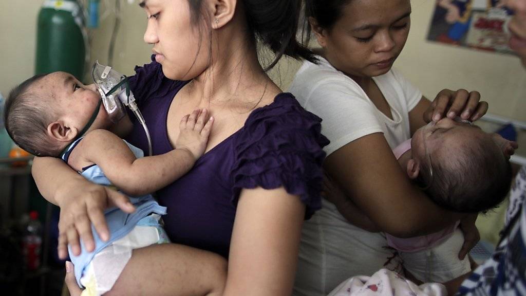 Auf den Philippinen sind seit Anfang Jahr 136 Menschen an einer Maserninfektion gestorben, fast die Hälfte davon waren Kleinkinder. Insgesamt erkrankten bisher 8443 Menschen an Masern. (Archiv)