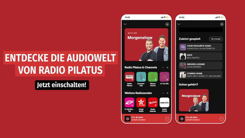 Über 20 Musikchannels für jeden Geschmack