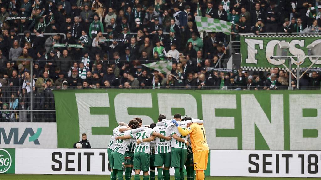 Der FC  St. Gallen will seine Fans am Donnerstag in Euphorie versetzen