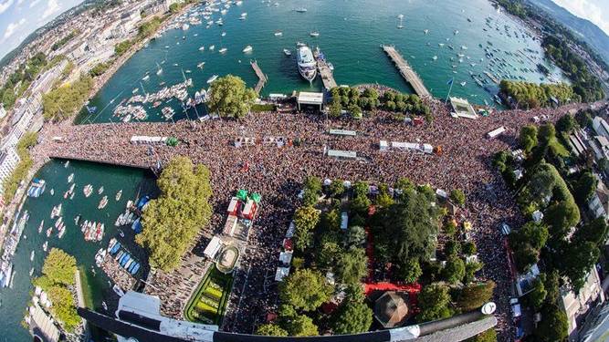 Das Wetter an der Streetparade verspricht viel Sonne. Bild: www.streetparade.com