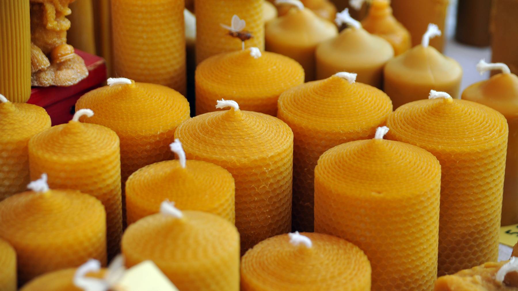Bienenwachs Kerzen