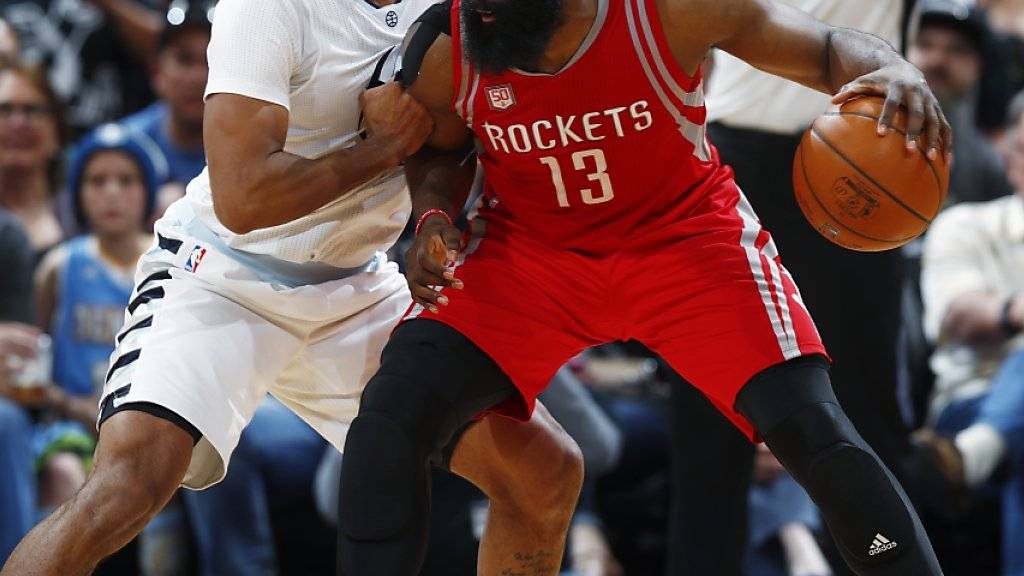 Superstar mit Bart: James Harden ist für die Houston Rockets so etwas wie eine Lebensversicherung