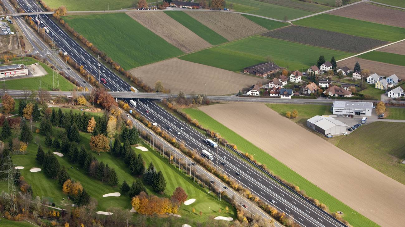 A1 Autobahn Muhen Oberentfelden