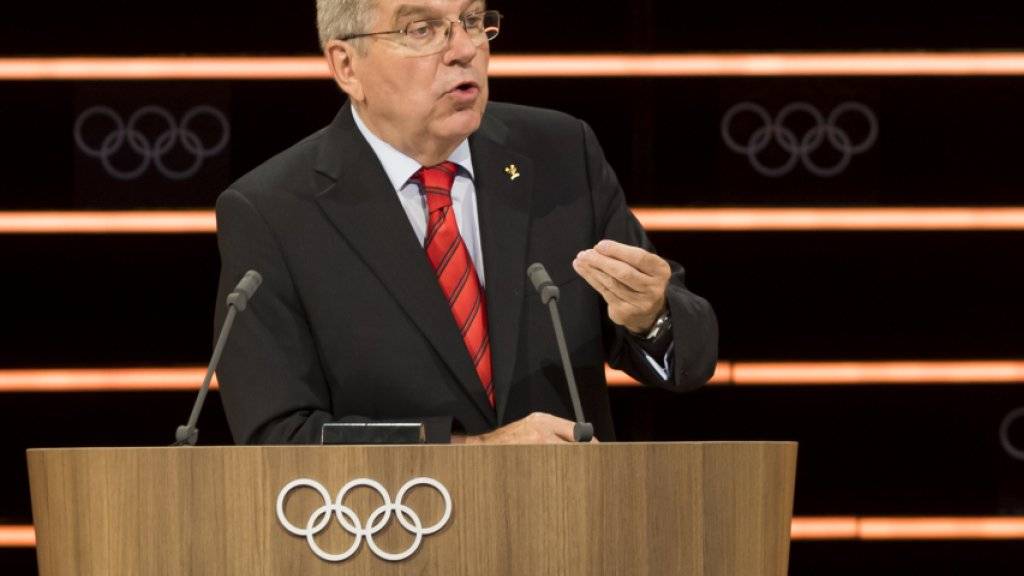 Bei der Goldfeier am Freitag in Schwellbrunn glänzen Präsident Thomas Bach und seine Kollegen vom IOC durch Abwesenheit