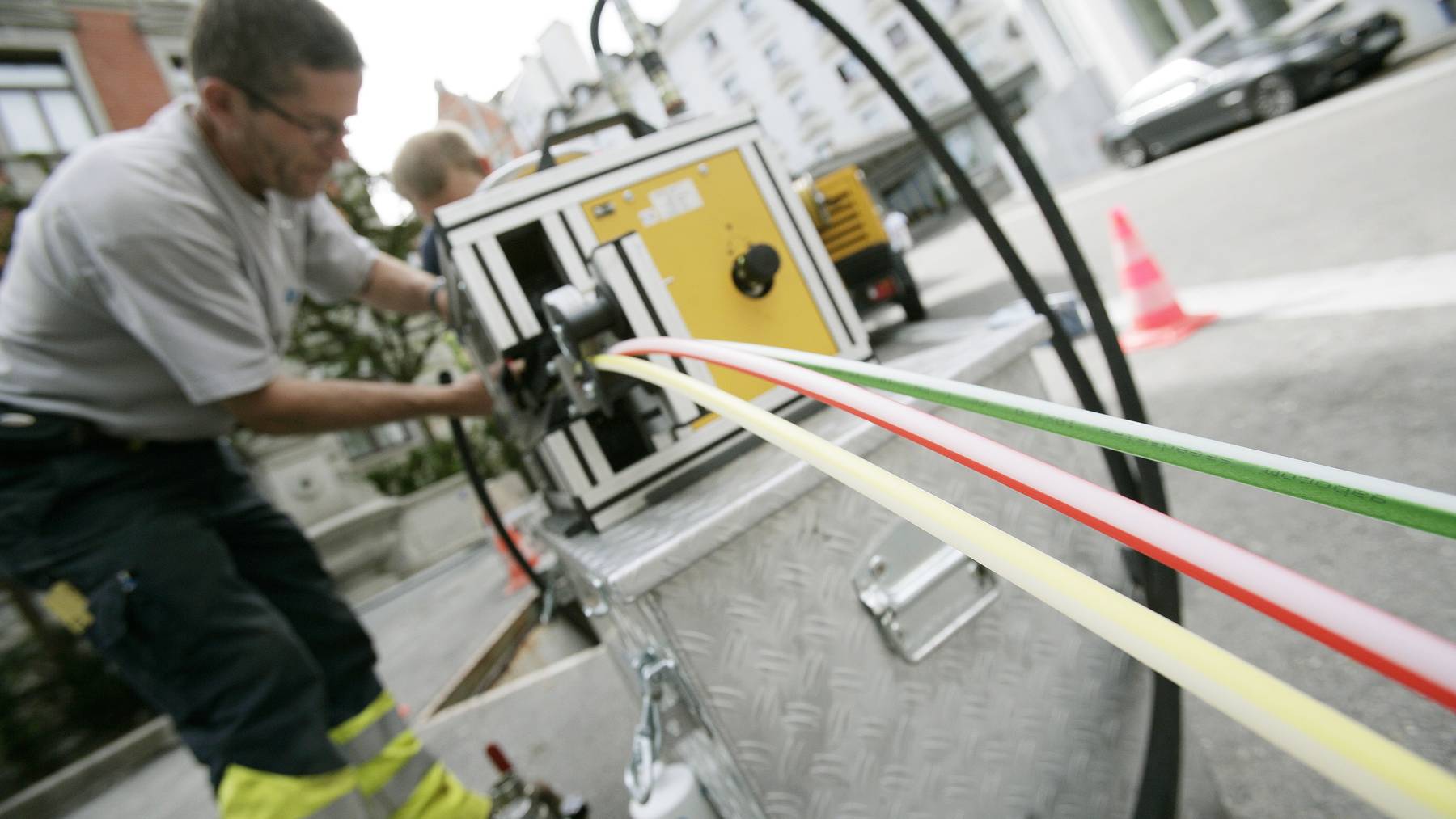 Genau wie in St.Gallen sollen auch in Uzwil bald Glasfaserkabel verlegt werden.