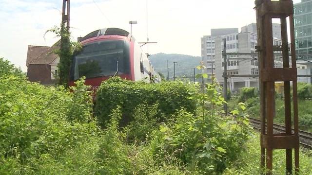 Baden: S-Bahn prallt in Prellbock