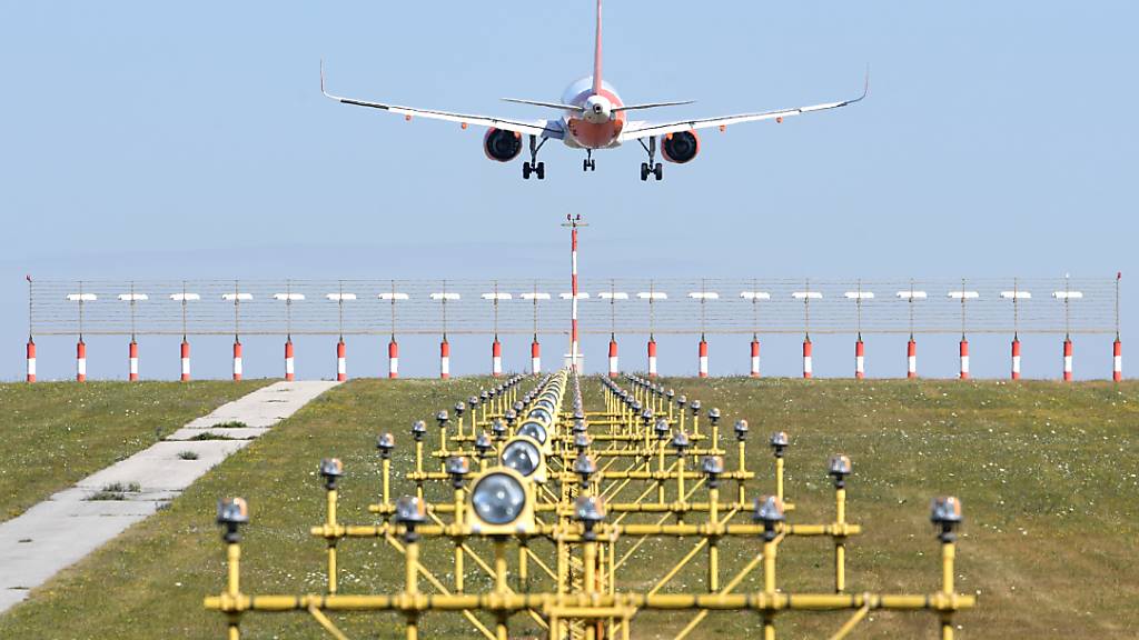 Ein Flugzeug im Landeanflug auf den Flughafen Wien-Schwechat. (Archivbild)