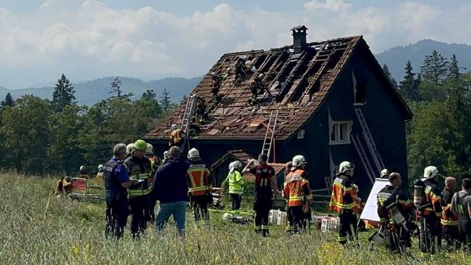 Brand in Niederteufen verursacht hohen Sachschaden