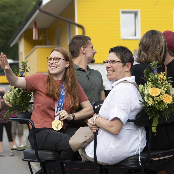 So wird Nina Christen in Wolfenschiessen empfangen