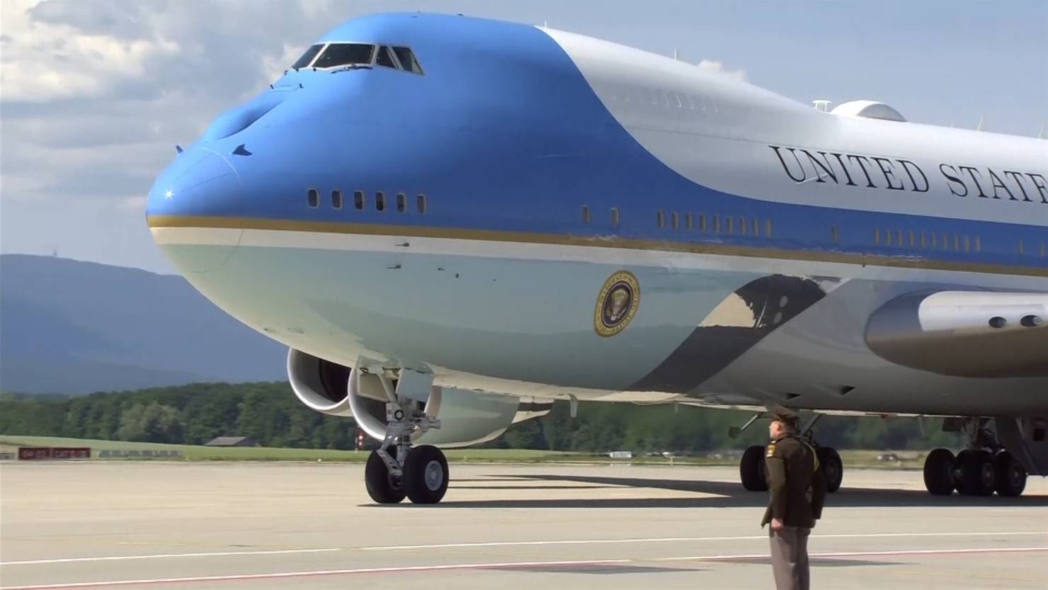 Die Air Force One Ein Regierungsflugzeug der Superlative TeleZüri