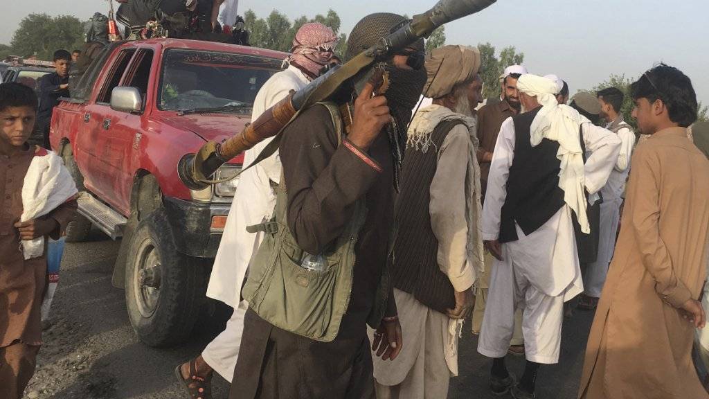Taliban-Kämpfer östlich von Kabul (Aufnahme vom Juni 2018).