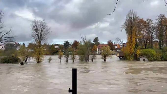 Nach der «Sintflut»: So hoch steht dem Aargau am Mittwoch das Wasser