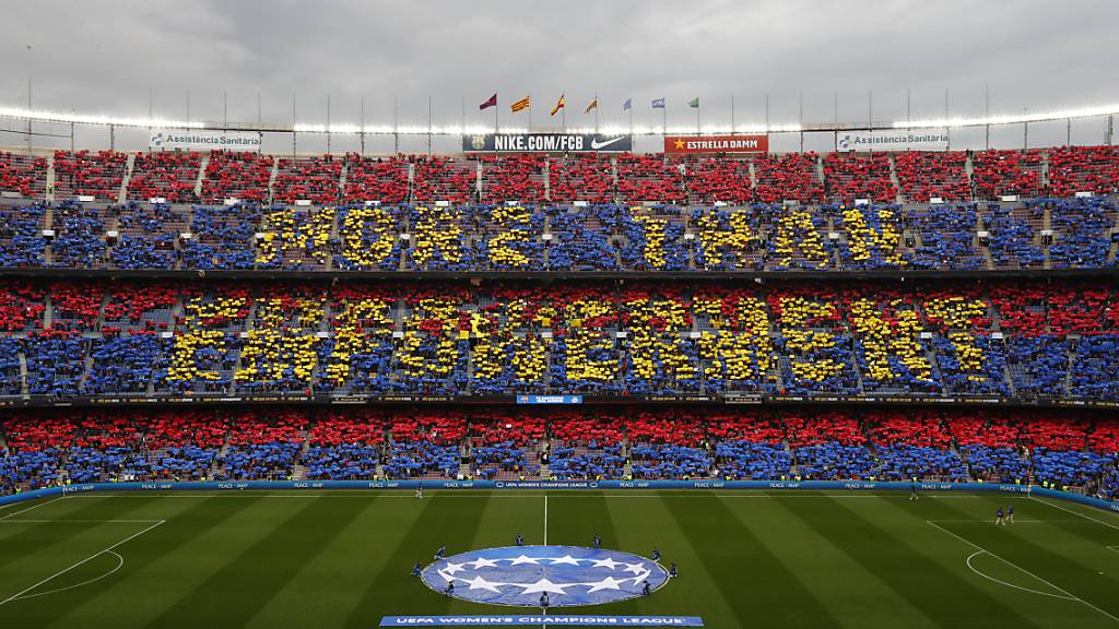 Das Duell zwischen dem FC Barcelona und Real Madrid sorgte für eine Rekordkulisse bei den Frauen