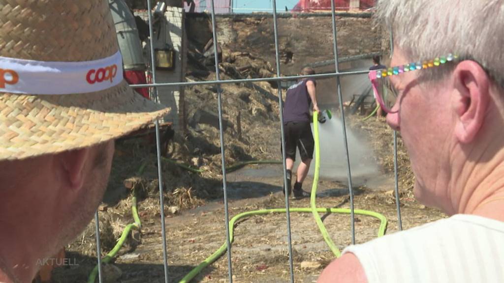 Bauernhof-Brand: Landwirt Roland Vögtli steht vor Trümmern seines Lebenswerkes