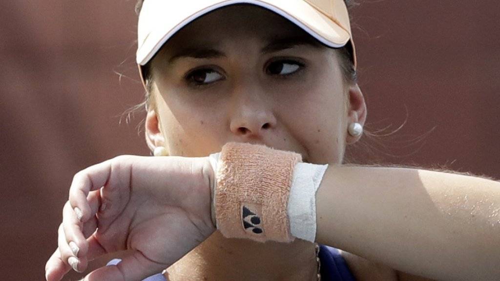 Belinda Bencic muss bereits in der ersten Runde beim WTA-Premier-Turnier in Tokio die Segel streichen