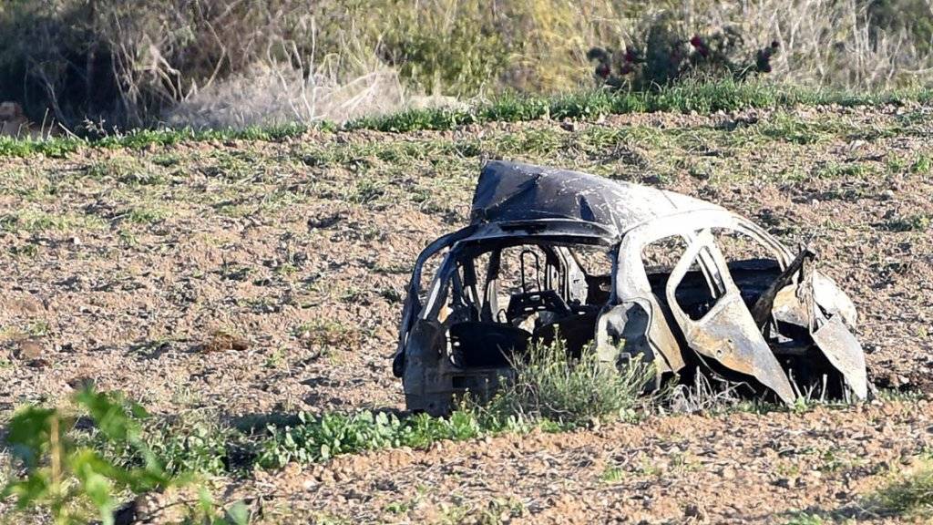 Auf Malta wurde die maltesische Enthüllungsjournalistin Daphne Caruana Galizia im Oktober 2017 mit einer Autobombe getötet. (Archivbild)