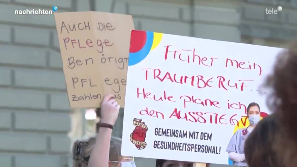 Abschluss der Protestwoche des Pflegepersonals