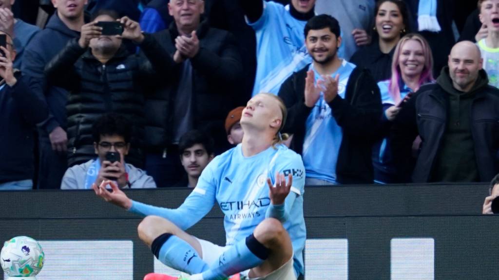 Erling Haaland traf für Manchester City zum Sieg