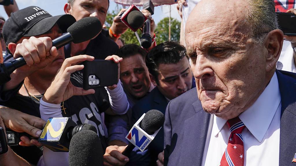 ARCHIV - Der Ex-Anwalt von Donald Trump: Rudy Giuliani. Foto: Brynn Anderson/AP/dpa