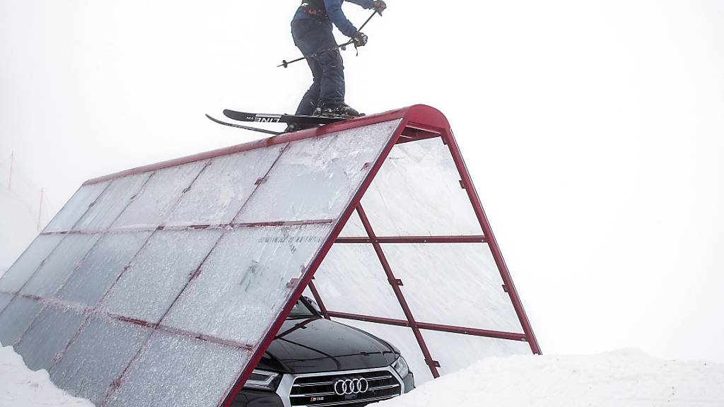 Kim Gubser überzeugt nach dem Slopestyle in Aspen auch im Big Air (Archiv)