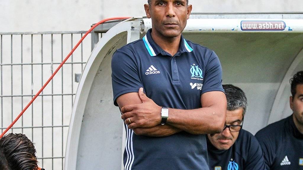 Trainer Franck Passi kann aufatmen - Olympique Marseille hat mit dem Amerikaner Frank McCourt einen neuen Eigentümer gefunden