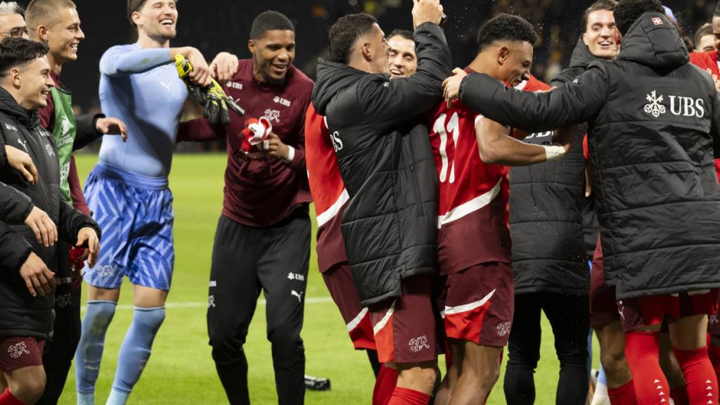 Die Schweizer hoffen, bereits am Montag die erfolgreiche WM-Qualifikation bejubeln zu können