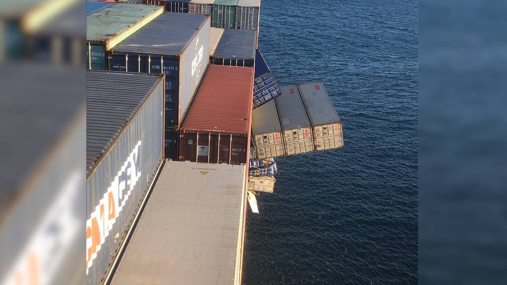 Auf hoher See: Frachtschiff verliert mindestens 40 Container