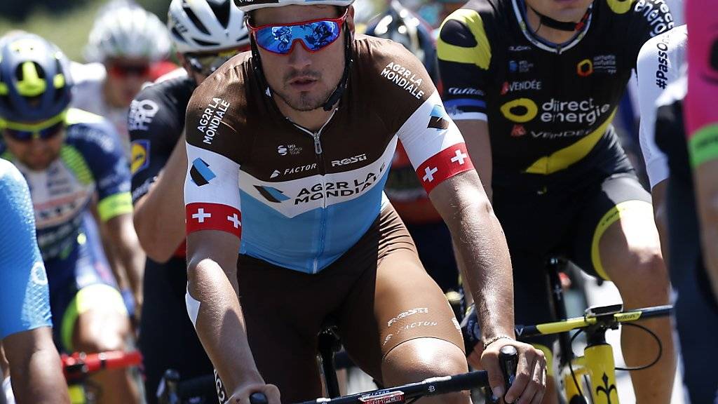 Tour-de-France-Neuling Silvan Dillier im Trikot der französischen Equipe AG2R