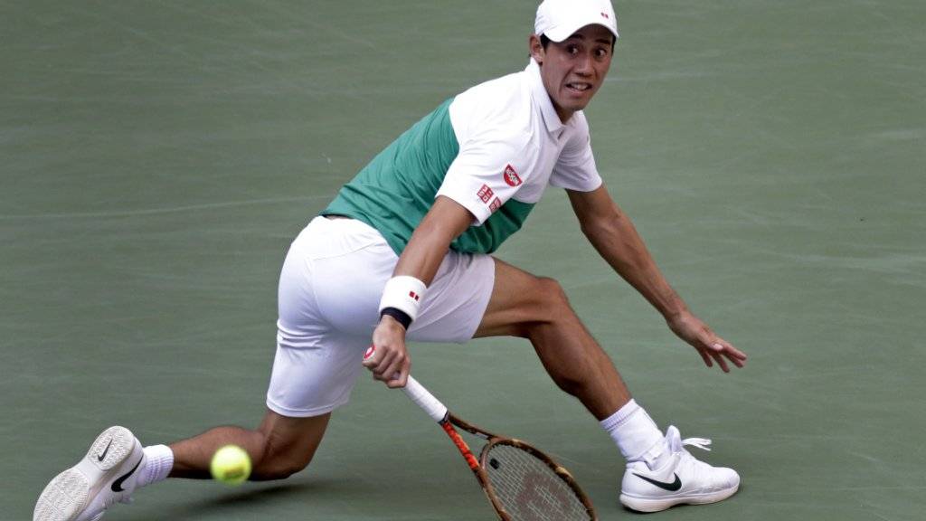 Kei Nishikori erreicht zum dritten Mal nach 2014 und 2016 die Halbfinals am US Open in New York