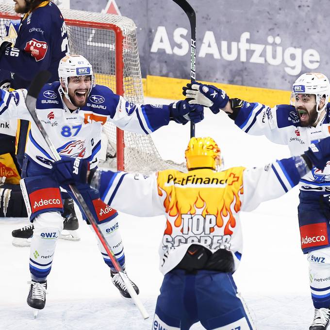 Drama im ersten Finalspiel: Lions gewinnen in extremis in Zug