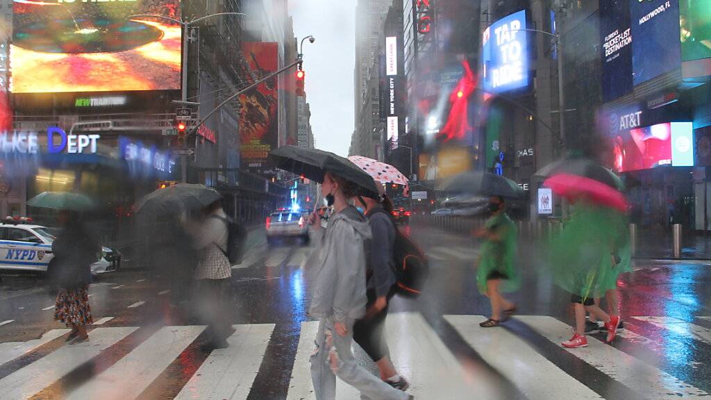 Tropensturm «Henri» bringt New York Rekordregen